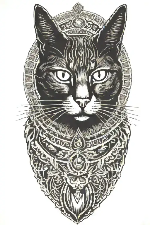 Egiptian Black Cat Goddess