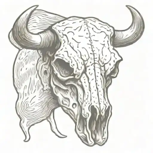 Cow Skull Soft Shading