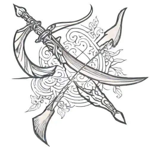 Bow And Arrow Design