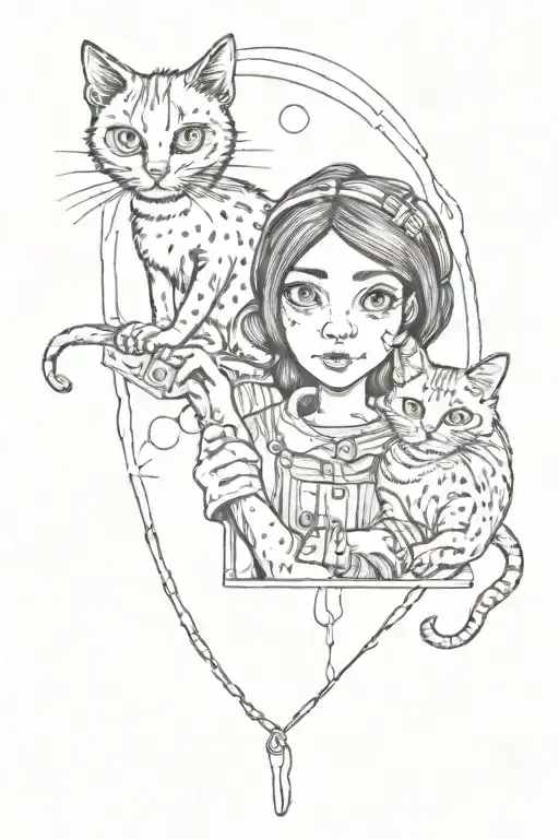 Coraline And Cat