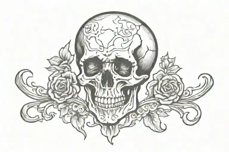 Skull And Heart